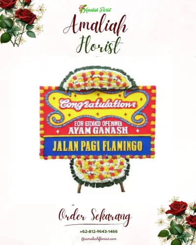 Bunga Papan Congratulation di Bantar Jati